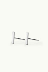 Lil Stick Earrings Silver