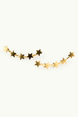 Star Line Earrings Gold