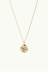 Imperfect Plate Necklace Gold