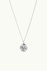 Imperfect Plate Necklace Silver