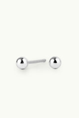 Small Bubble Earrings Silver