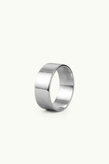 8mm Plain Ring Silver