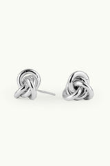 Knot Earrings Silver
