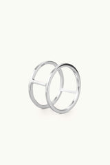Double Band Ring Silver