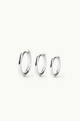 Tiny Hoop Earrings Silver