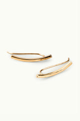 Bar Line Earrings Gold
