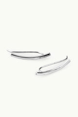 Bar Line Earrings Silver
