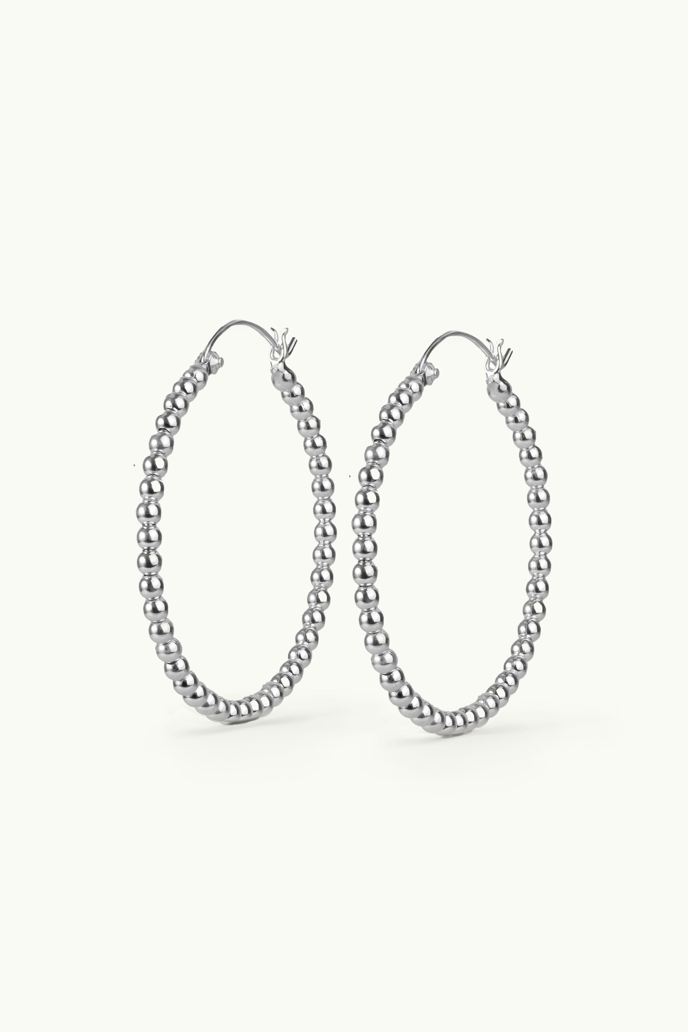ピアス Bubble Earring (Silver) Big Circle Bubble Earrings Silver | KÒTY