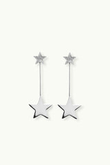 Swing Star Earrings Silver