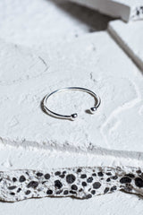 Double Bubble Multisize Ring Silver