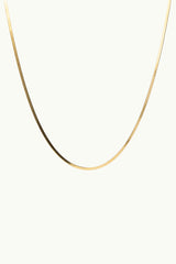 Snake Chain Necklace Gold