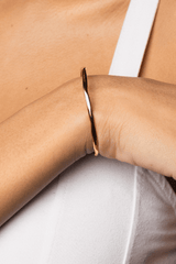 Imperfect Plain Cuff Bracelet Gold