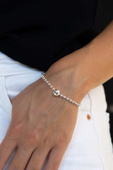 Sliding Bubble Bracelet Silver