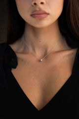 Small Bubble Necklace Silver