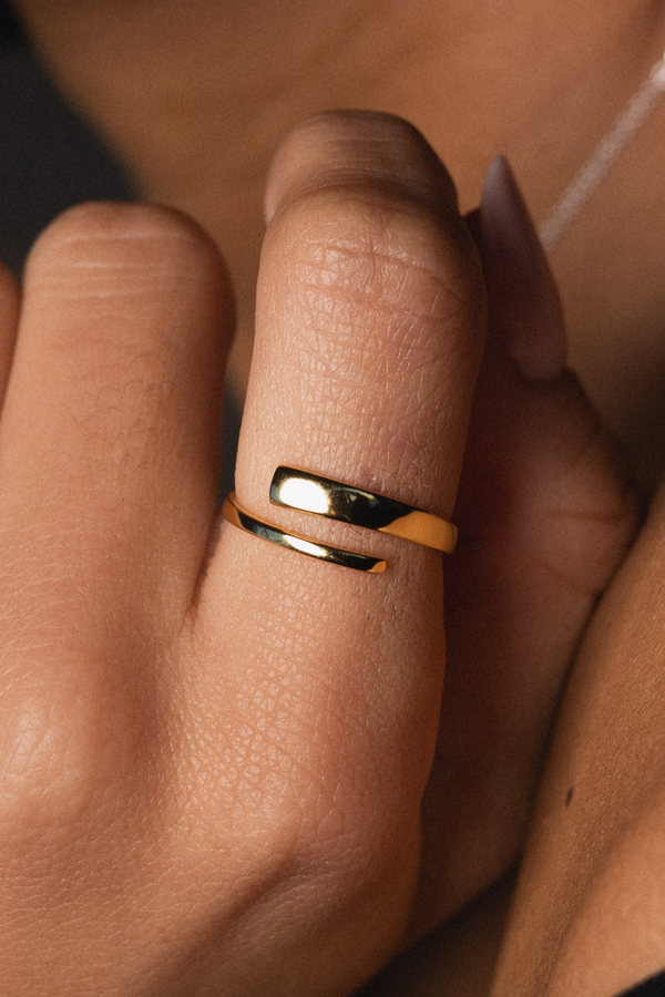 Plain Multisize Ring Gold