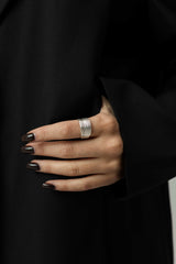 Multi Wire Ring Silver