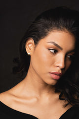 Wide Square Huggie Earrings Gold