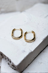 Oval Earrings Gold