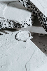 Bar On Top Ring Silver