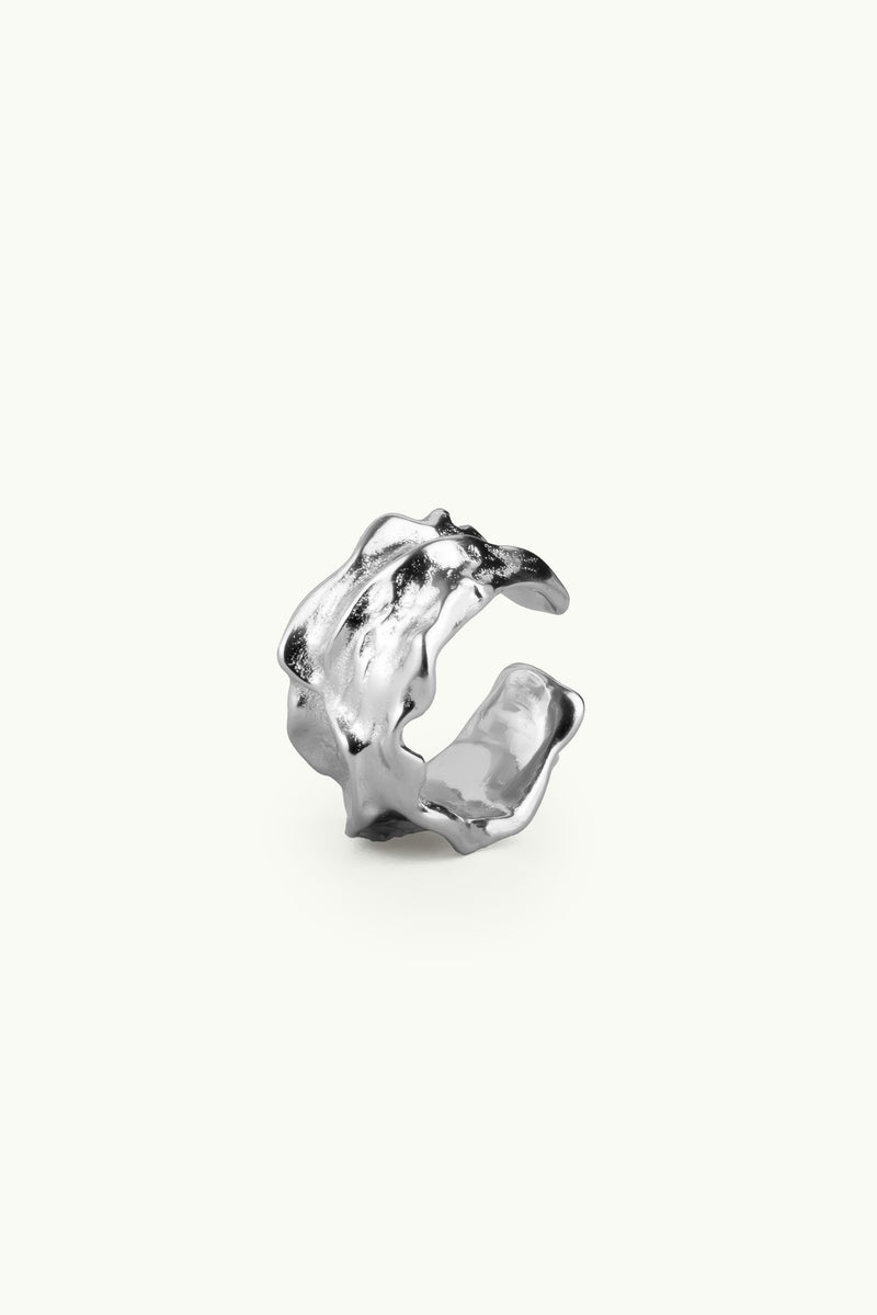Rugged Ear Cuff Silver
