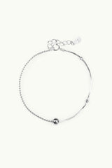 Irregular Bubble Bracelet Silver