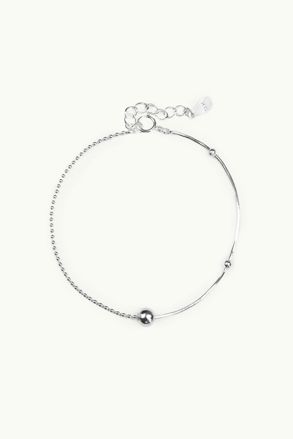 Irregular Bubble Bracelet Silver