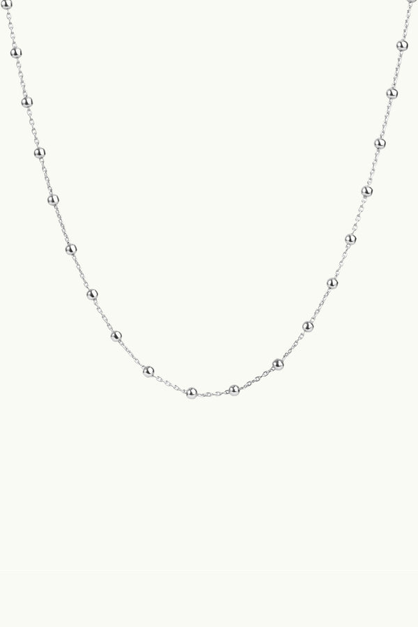 Bubble Gap Bubble Necklace Silver