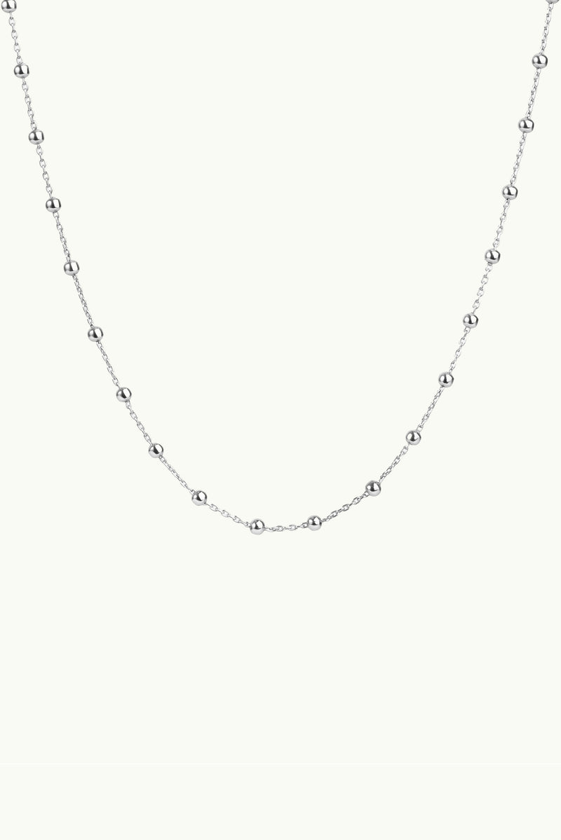 Bubble Gap Bubble Necklace Silver