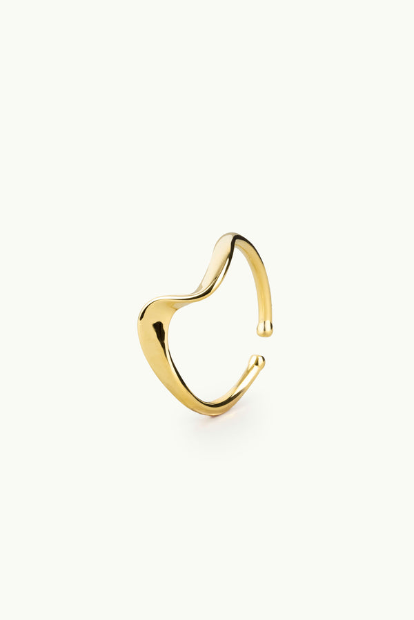 Wave Multisize Ring Gold