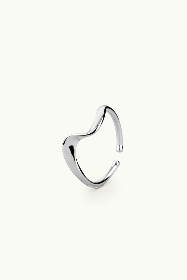 Wave Multisize Ring Silver
