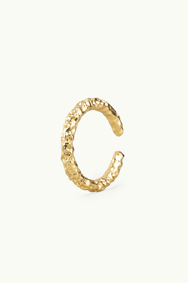 Rough Round Multisize Ring Gold