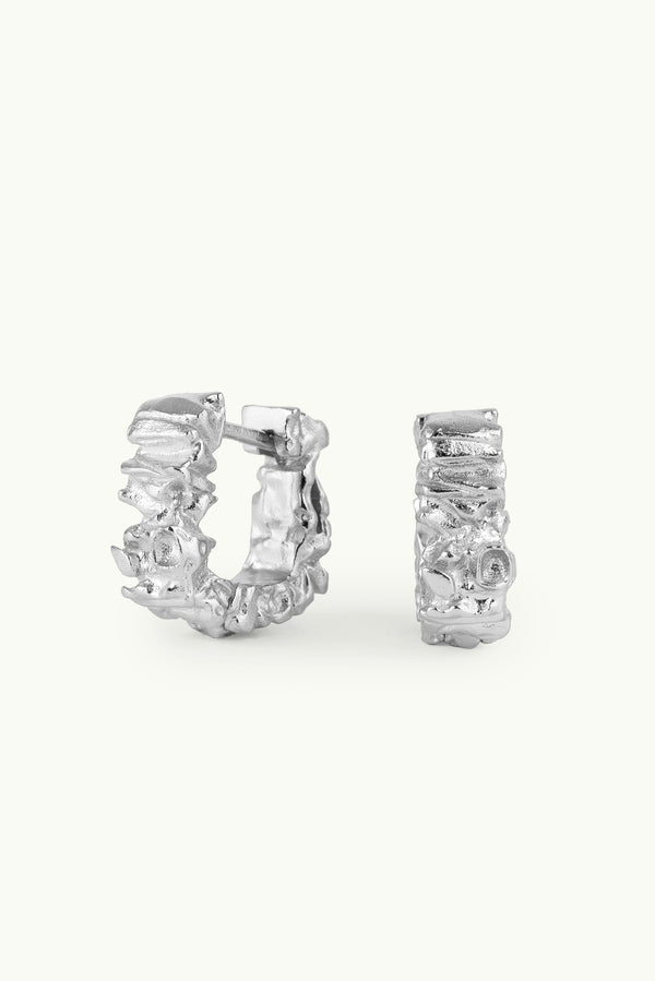 Little Groovy Earrings Silver