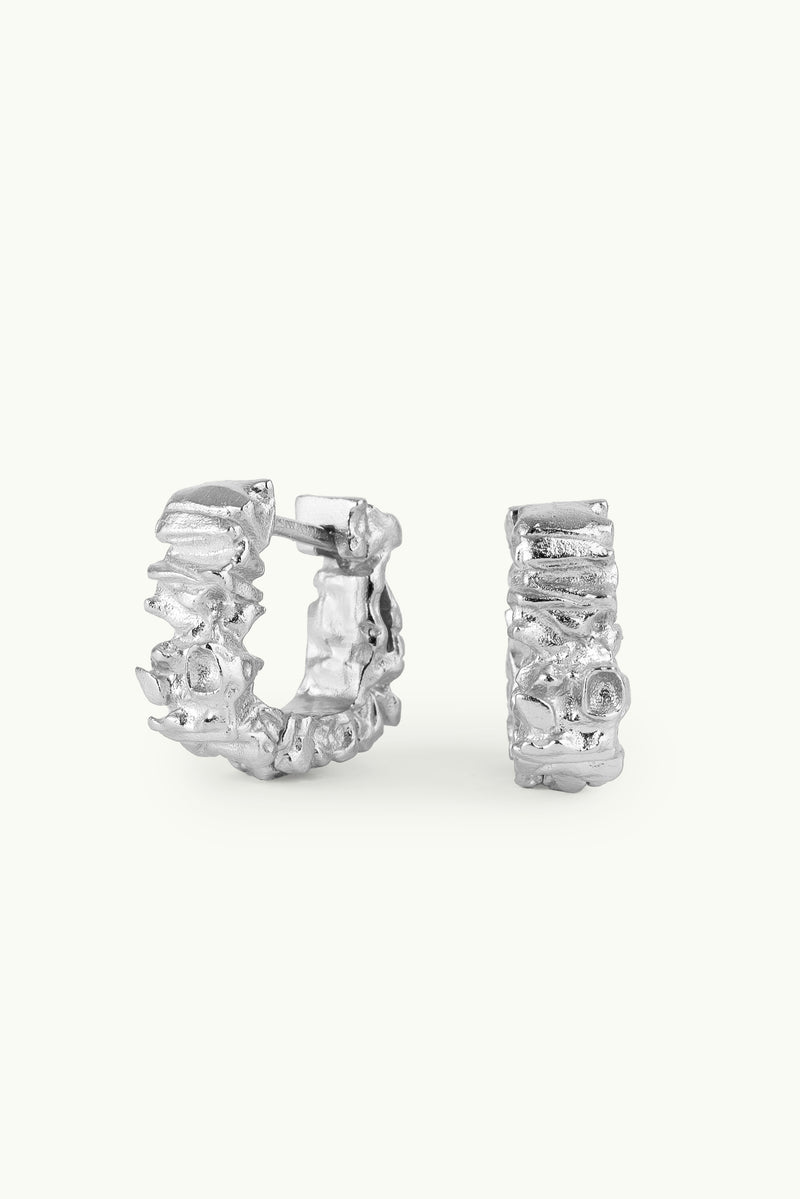 Little Groovy Earrings Silver