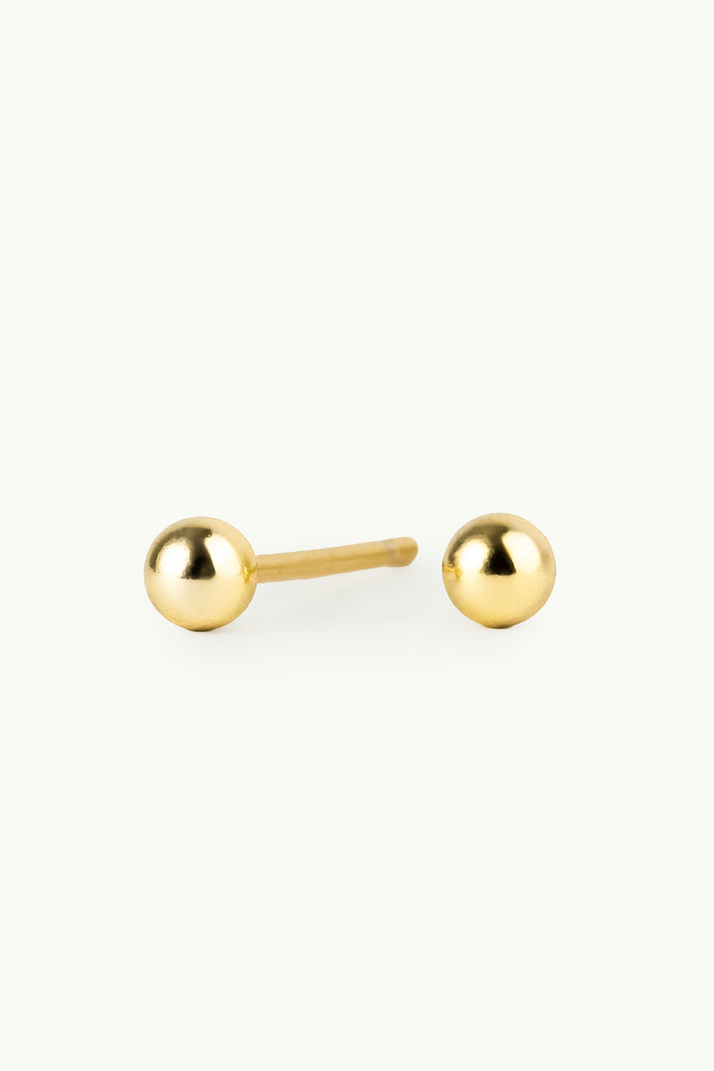 Small Bubble Earrings Gold