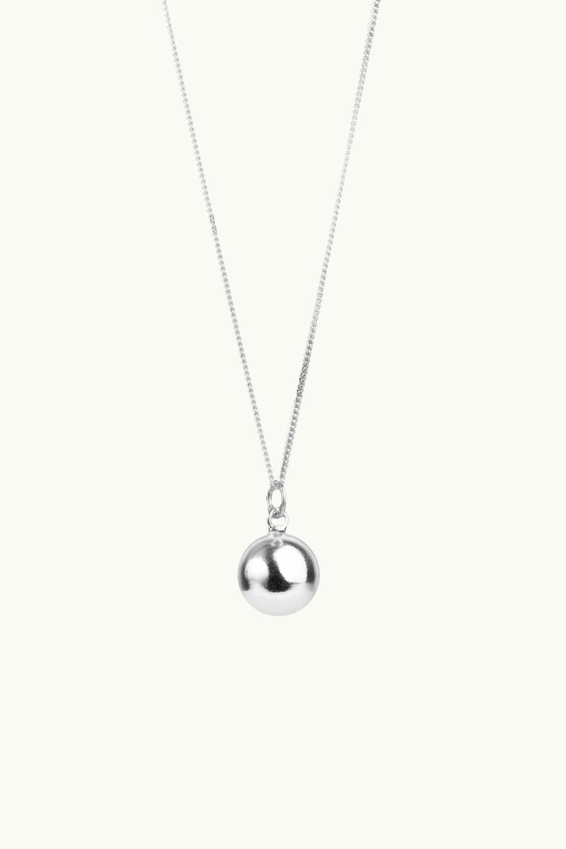 Hanging Bubble Necklace Silver