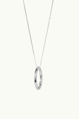 Ring Necklace Silver