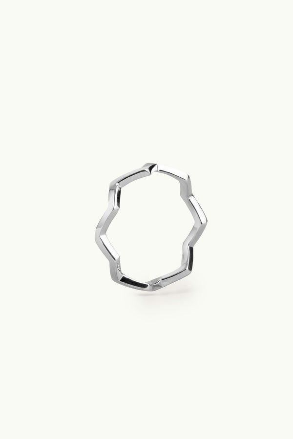 Wavy Ring Silver