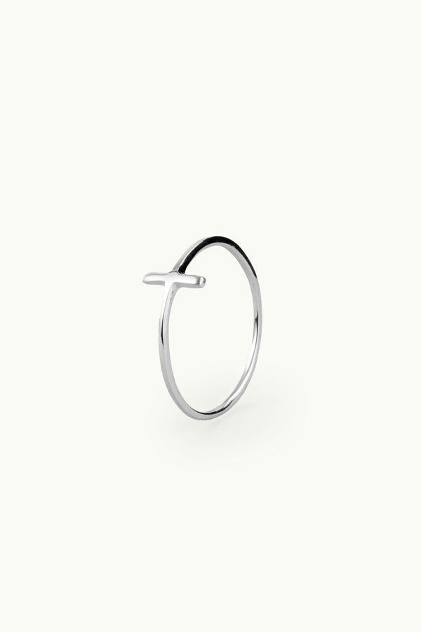 Cross Ring Silver