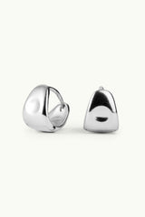 Huggie Earrings Silver