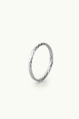 Braided Ring SIlver