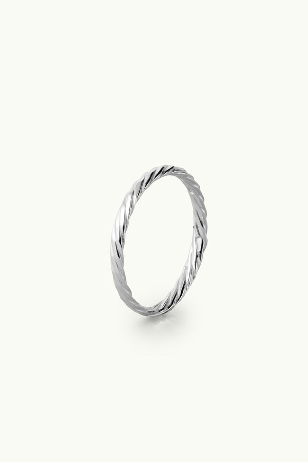 Braided Ring SIlver