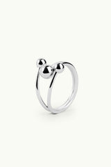 Triple Bubble Ring Silver