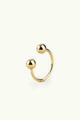 Split Bubble Multisize Ring Gold