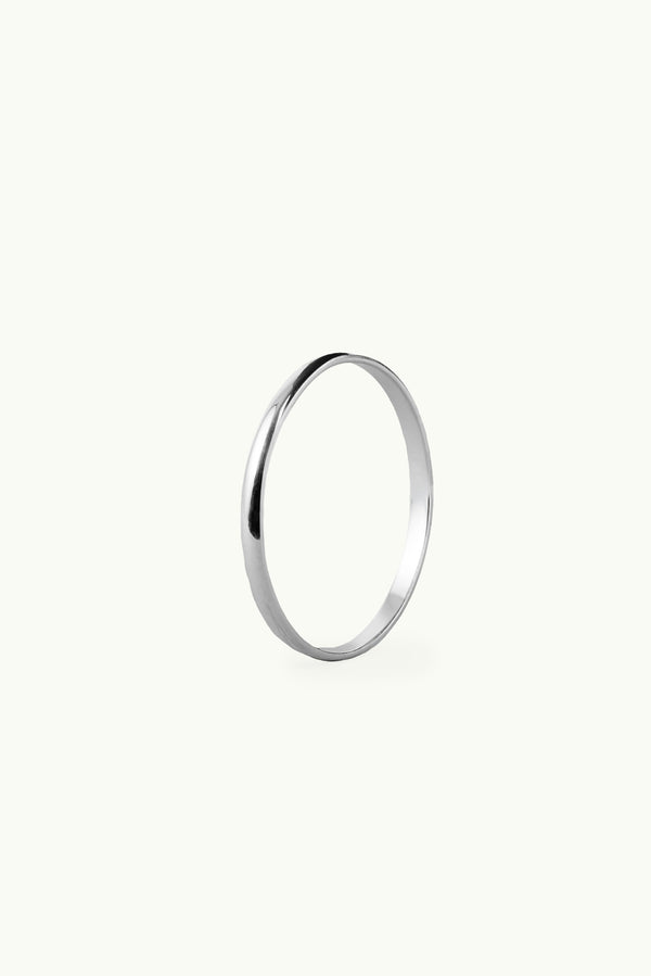 2mm Plain Ring Silver