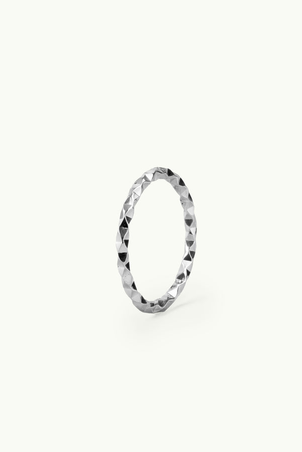 Angular Ring Silver