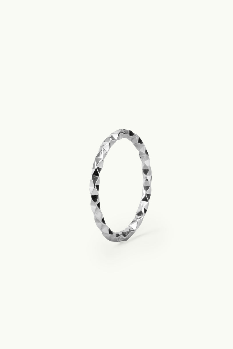 Angular Ring Silver