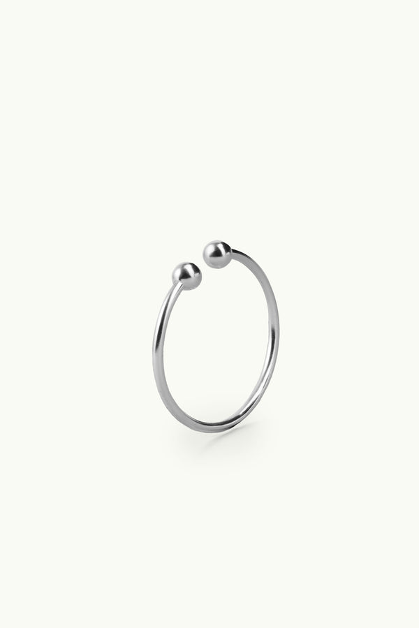 Double Bubble Multisize Ring Silver