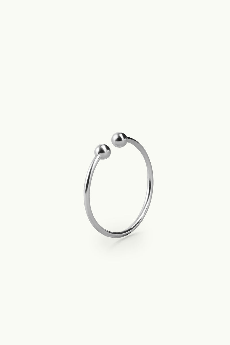 Double Bubble Multisize Ring Silver
