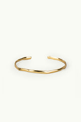 Imperfect Plain Cuff Bracelet Gold