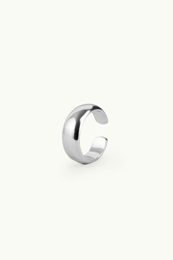Plain Ear Cuff Silver